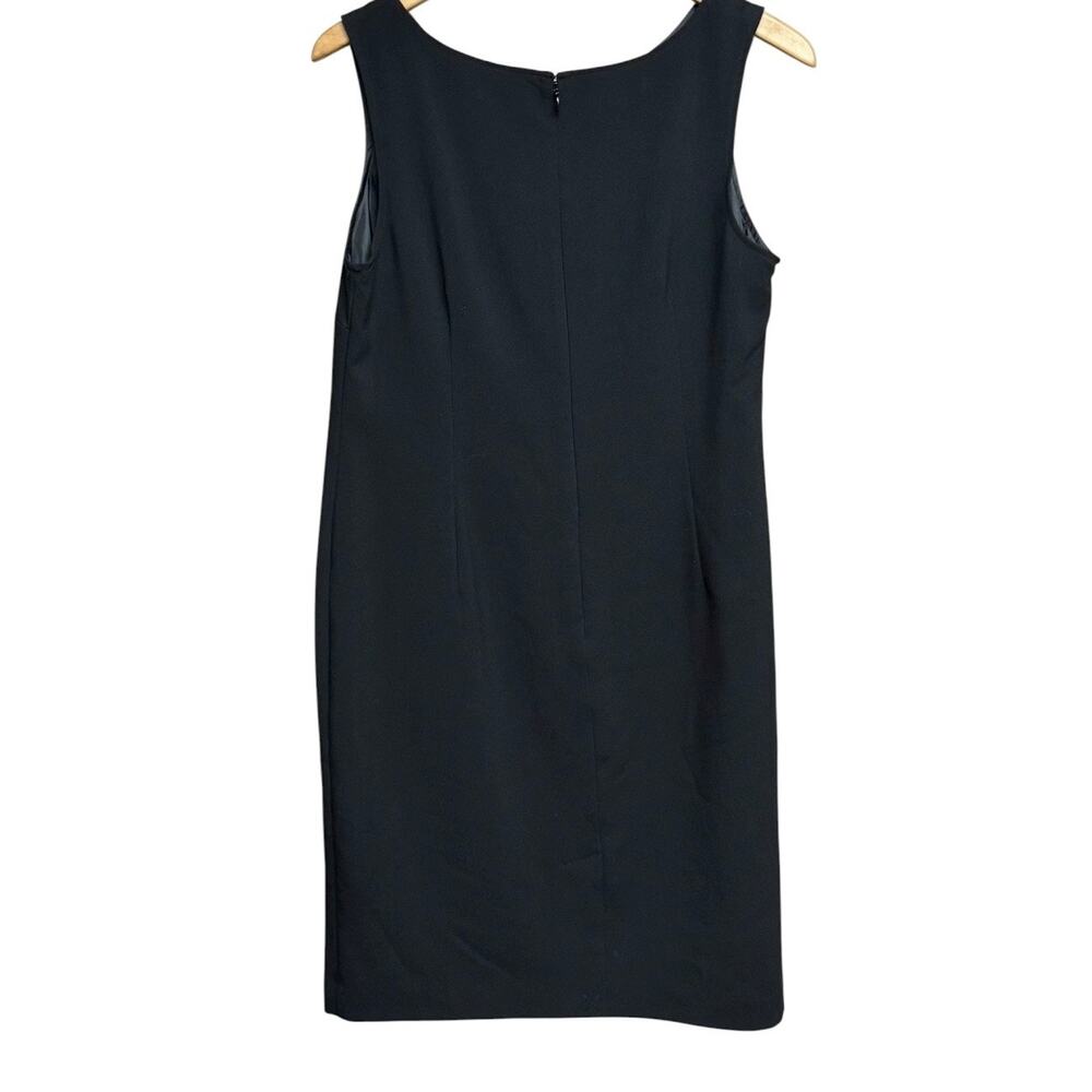 212 Collection Black Sheath Dress Size 12 - Picture 3 of 6
